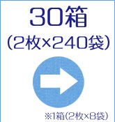 冷却シート大人用480枚入り（2枚×240袋）（30箱）